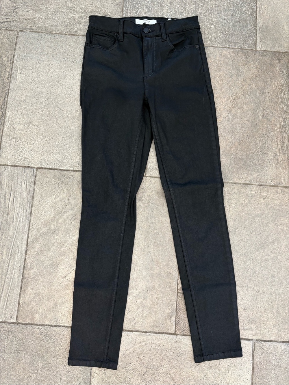 Black High-Rise Skinny Jeans